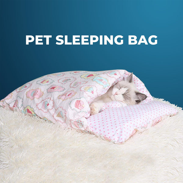 Floofi Pet Sleeping Bag (L size Pink Ice Cream) FI-PB-101-KT from Deals499 at Deals499