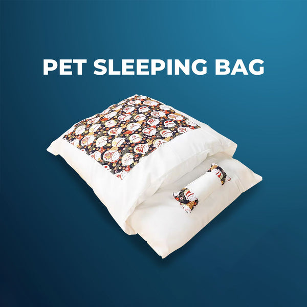 Floofi Pet Sleeping Bag (L size Fortune Cat) FI-PB-102-KT from Deals499 at Deals499