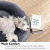 FLOOFI XL 100CM Round Pet Bed (Dark Grey) Deals499