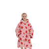 GOMINIMO Hoodie Blanket Kids Strawberry Pink HM-HB-113-AYS from Deals499 at Deals499