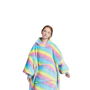 GOMINIMO Hoodie Blanket Kids Rainbow HM-HB-115-AYS from Deals499 at Deals499