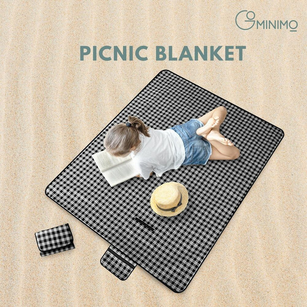 Gominimo Picnic Blanket Black GO-PB-103-XX Deals499