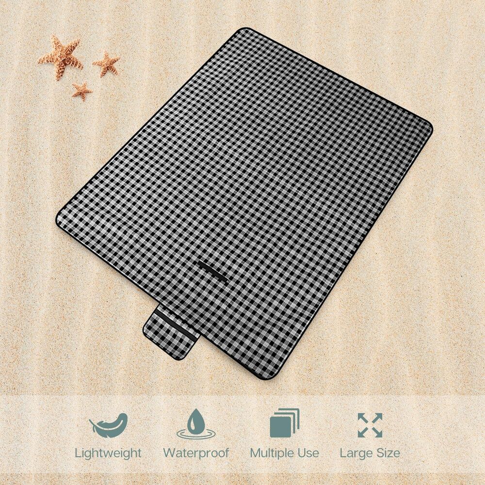 Gominimo Picnic Blanket Black GO-PB-103-XX Deals499