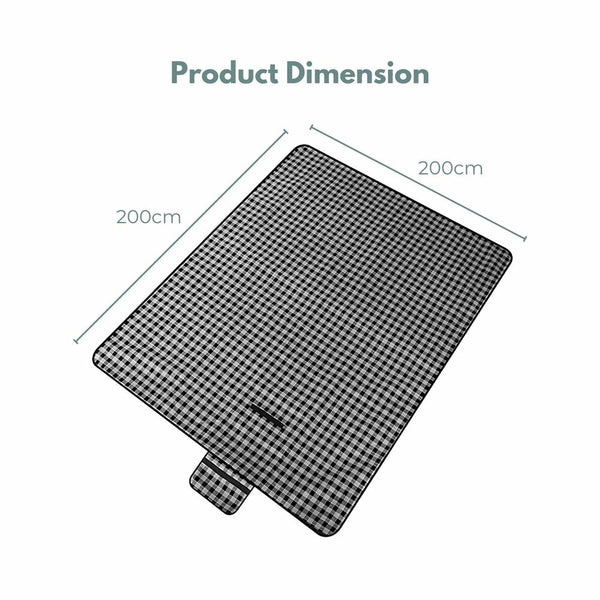Gominimo Picnic Blanket Black GO-PB-103-XX Deals499