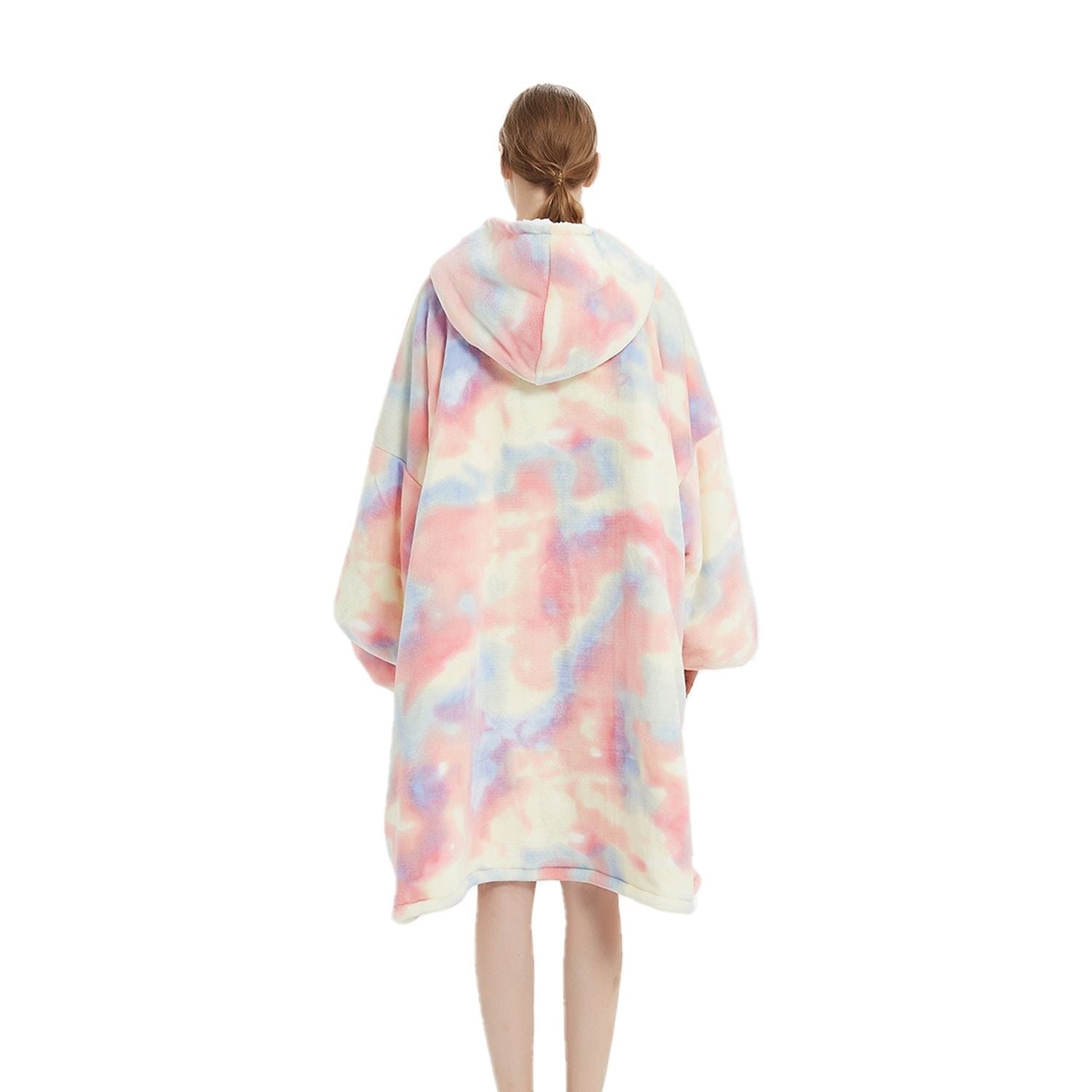 GOMINIMO Hoodie Blanket Adult Tie-Dyed Beige GO-HB-125-AYS from Deals499 at Deals499