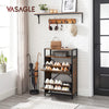 VASAGLE Shoe Cabinet with 2 Compartments Hallway for 8-12 Pairs of Shoes LBS800B01 Deals499