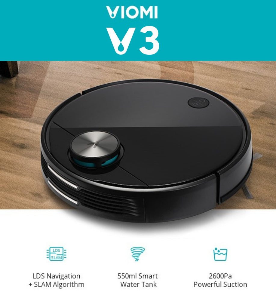 Viomi V3 Robot Vacuum Cleaner V-RVCLM26B Deals499