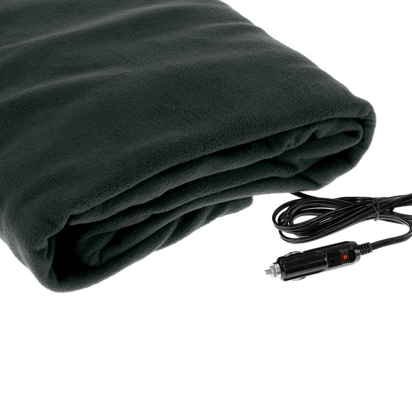 Laura Hill Heated Electric Car Blanket 150x110cm 12v - Black from Deals499 at Deals499