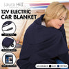 Laura Hill Heated Electric Car Blanket 150x110cm 12v - Blue from Deals499 at Deals499