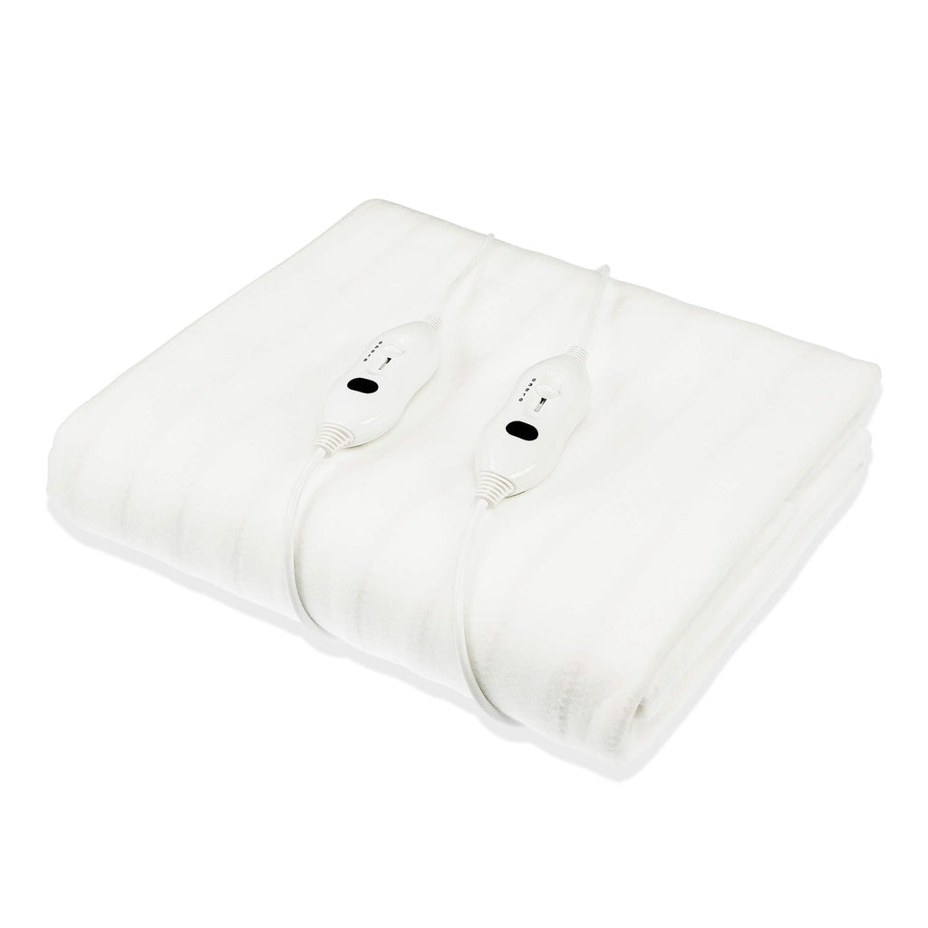 Laura Hill Electric Blanket Queen Size Fitted Underlay Winter Throw - White from Deals499 at Deals499