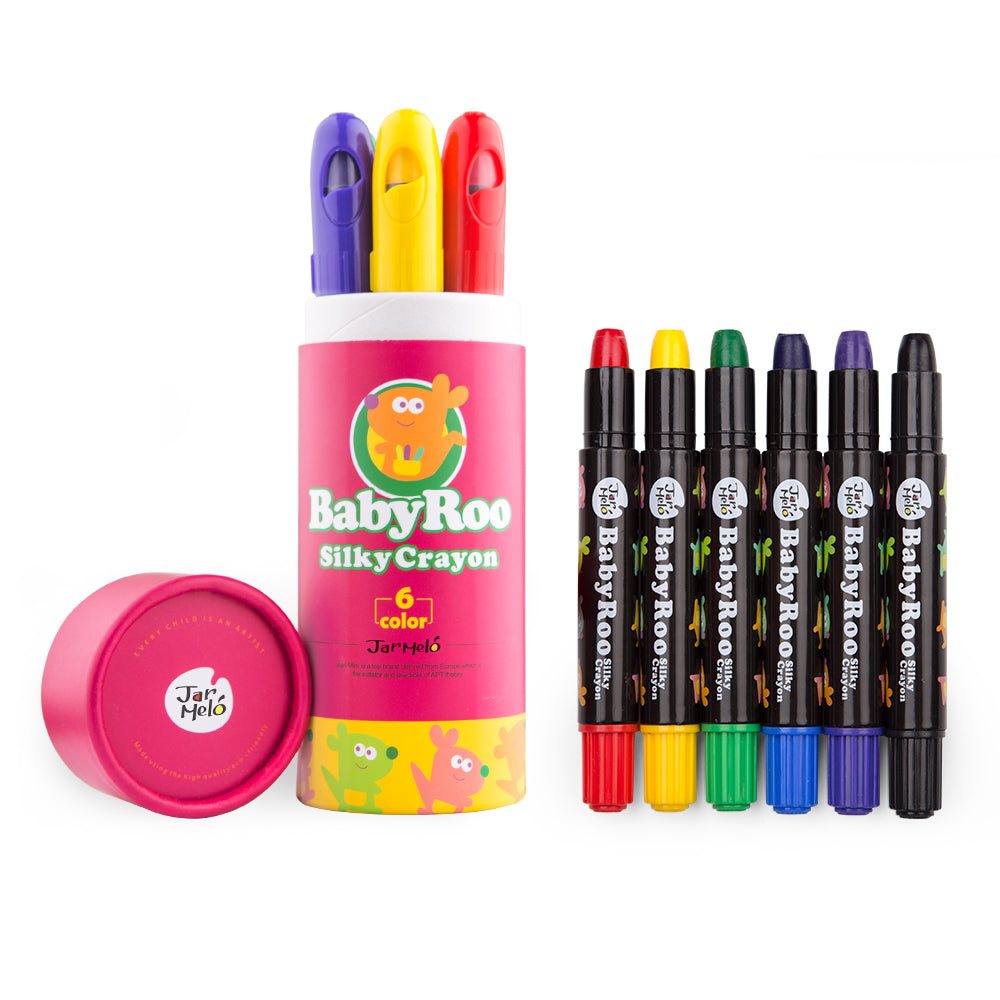 SILKY WASHABLE CRAYON -BABY ROO 6 COLORS Deals499