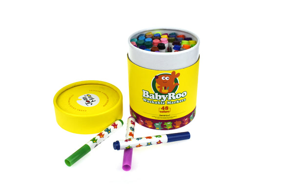 WASHABLE MARKERS -BABY ROO 48 COLORS Deals499