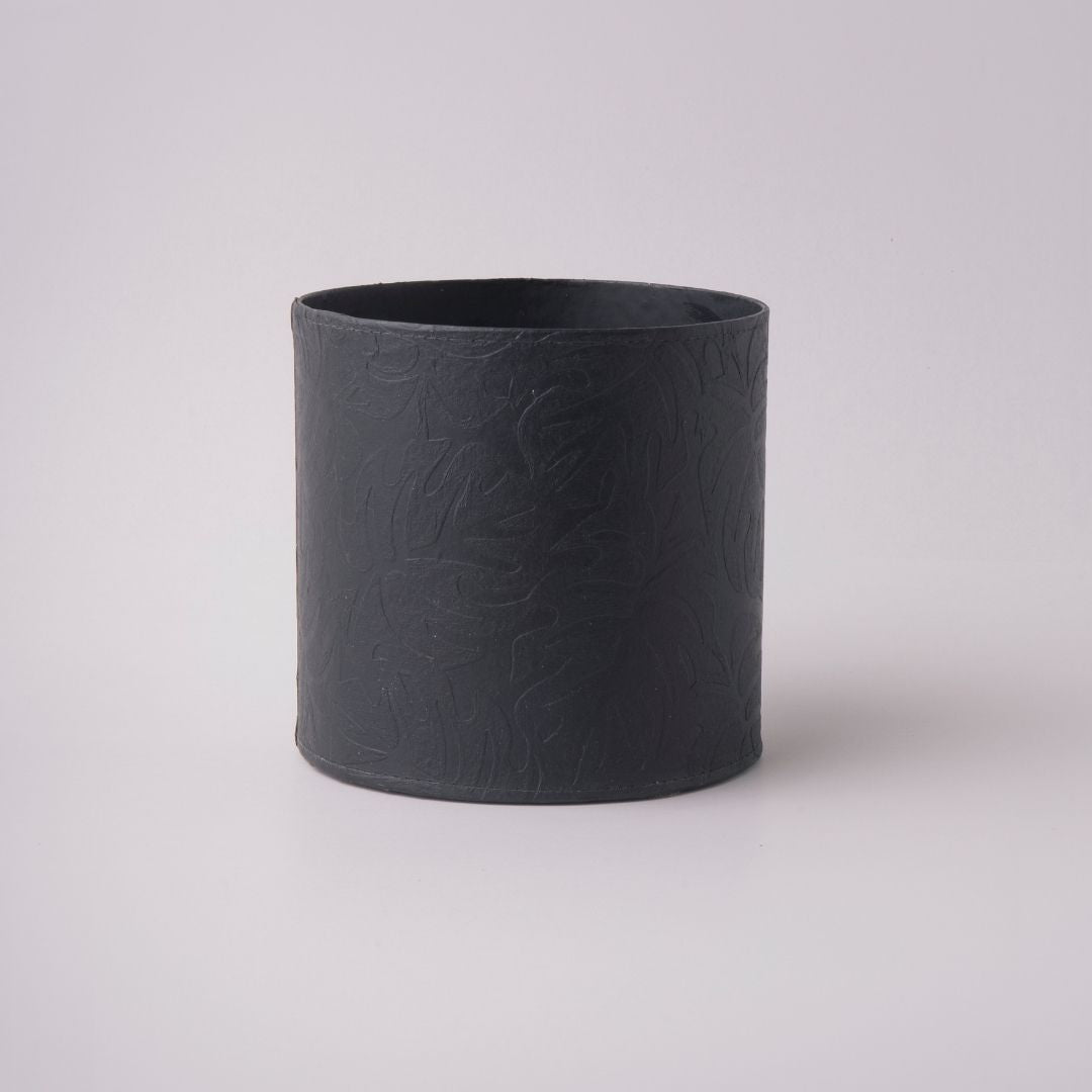 Tree Stripes Cylinder Pot Monstera - Black (Large) Deals499
