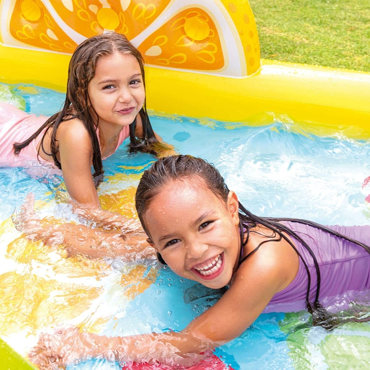 INTEX Fun'N Fruity Inflatable Play Centre Paddling Pool & Water Slide  57158EP Deals499