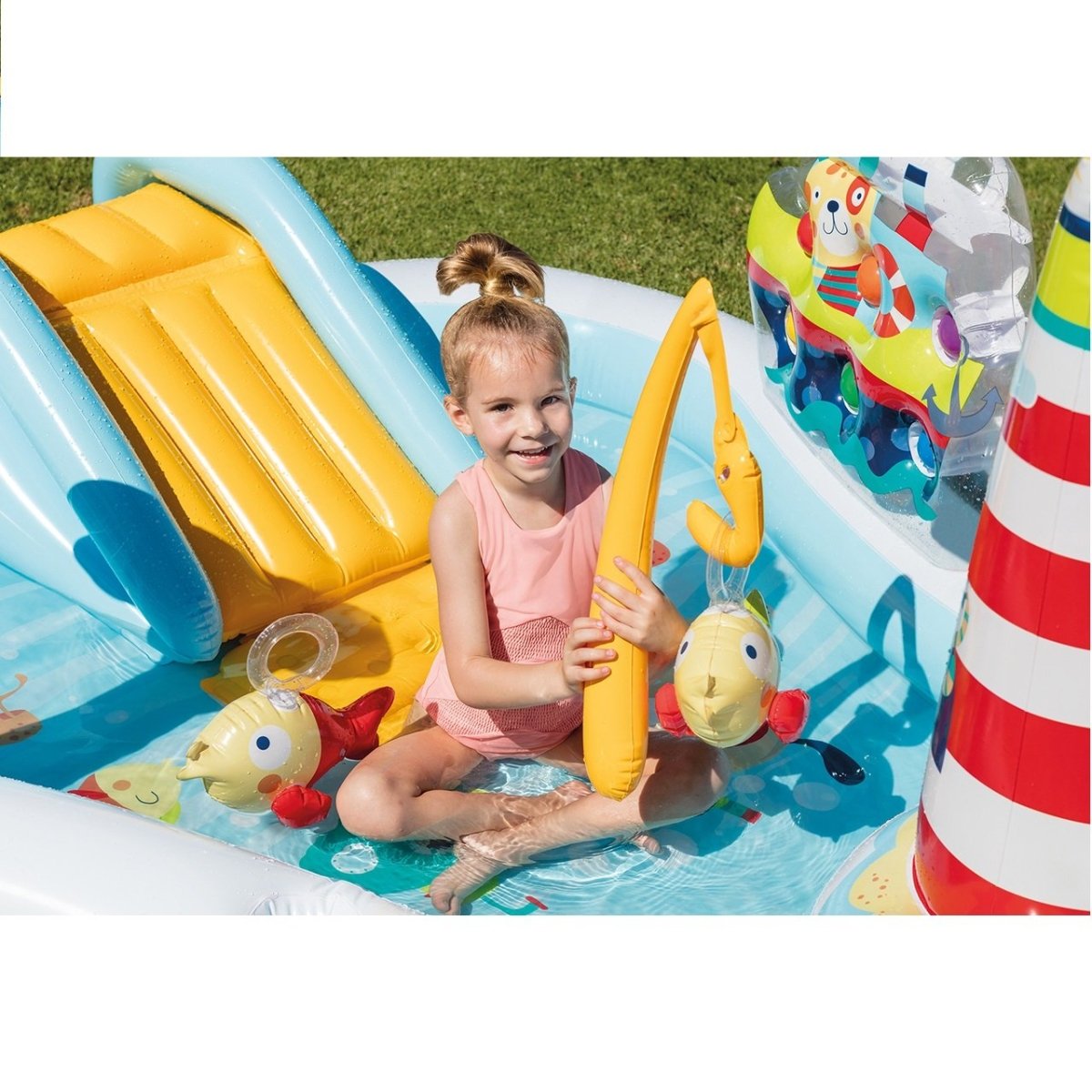 INTEX  Fishing Fun Play Center Inflatable Kiddie Pool 57162NP Deals499