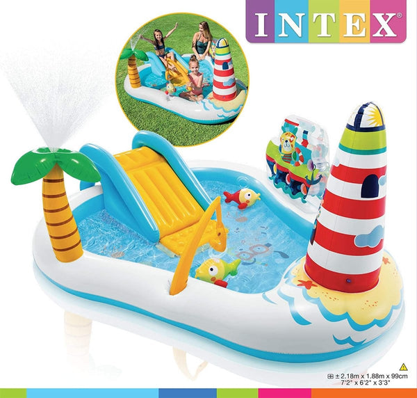 INTEX  Fishing Fun Play Center Inflatable Kiddie Pool 57162NP Deals499