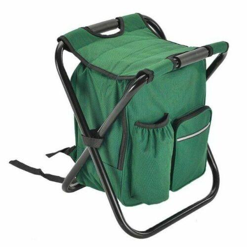 Portable Folding Backpack Chair Camping Stool Cooler Bag Rucksack Beach Fishing 150kg load comb Deals499