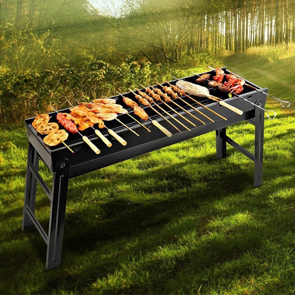 Foldable Portable BBQ Charcoal Grill Barbecue Camping Hibachi Picnic Large Deals499