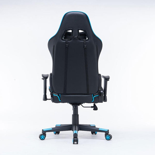 Gaming Chair Ergonomic Racing chair 165° Reclining Gaming Seat 3D Armrest Footrest Black Green Deals499