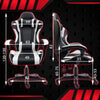 Gaming Chair Office Computer Seating Racing PU Executive Racer Recliner Large Green Deals499