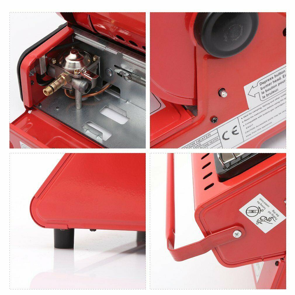Portable Butane Gas Heater Camping Camp Tent Outdoor Hiking Camper Survival AU Red Deals499