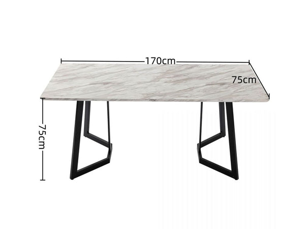 Rectangular Marble-Effect Table Deals499