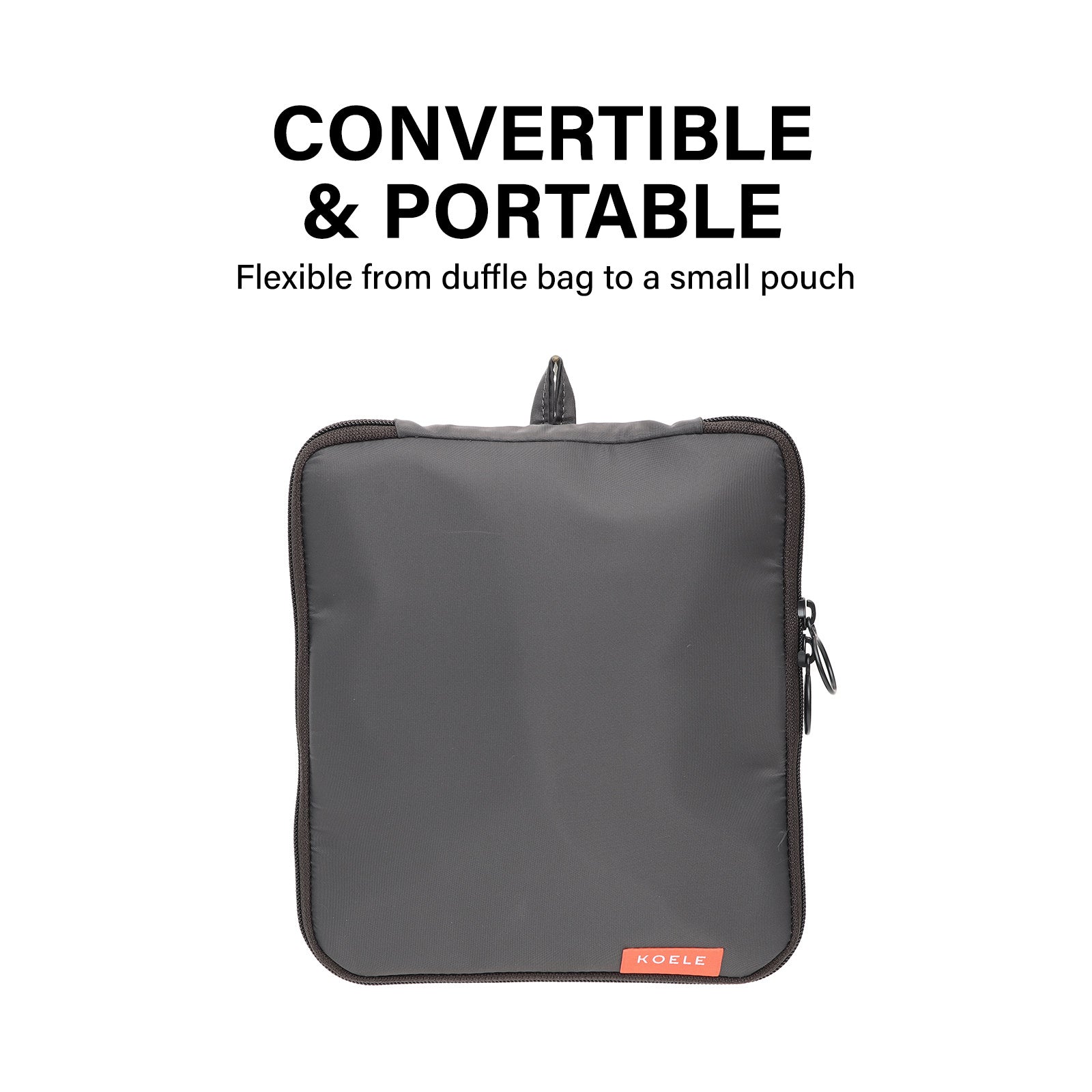 KOELE Khaki Shopper Bag Travel Duffle Bag Foldable Laptop Luggage KO-BOSTON Deals499
