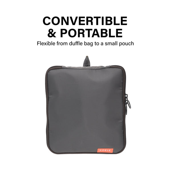 KOELE Khaki Shopper Bag Travel Duffle Bag Foldable Laptop Luggage KO-BOSTON Deals499