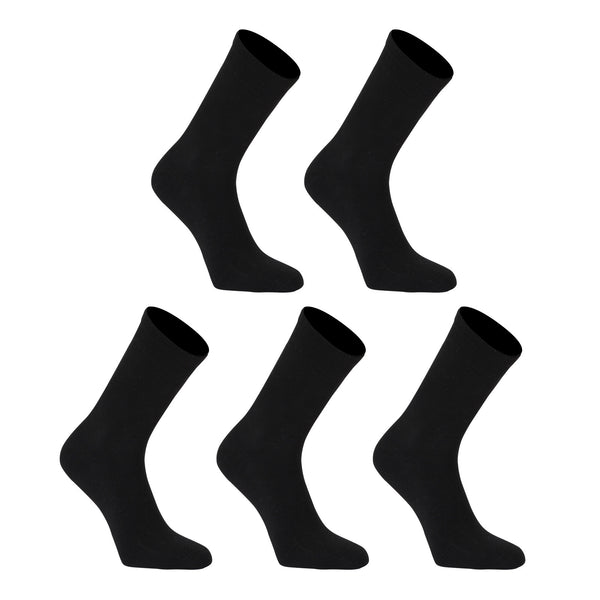 Rexy 5 Pack Large Black 3D Seamless Crew Socks Slim Breathable from Deals499 at Deals499