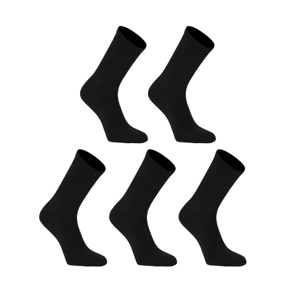 Rexy 5 Pack Small Black 3D Seamless Crew Socks Slim Breathable from Deals499 at Deals499