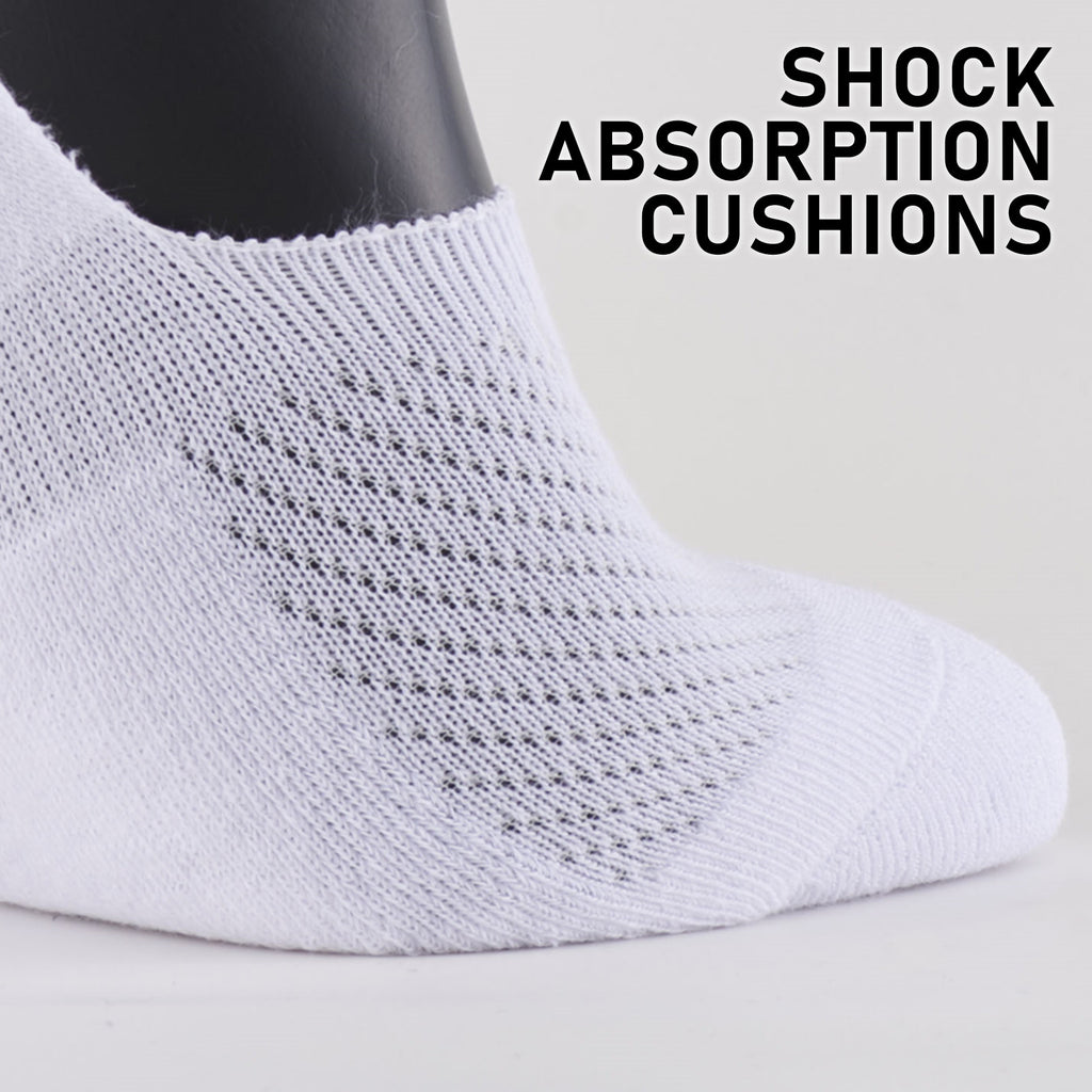 Rexy 3 Pack Large White Cushion No Show Ankle Socks Non-Slip Breathable from Deals499 at Deals499