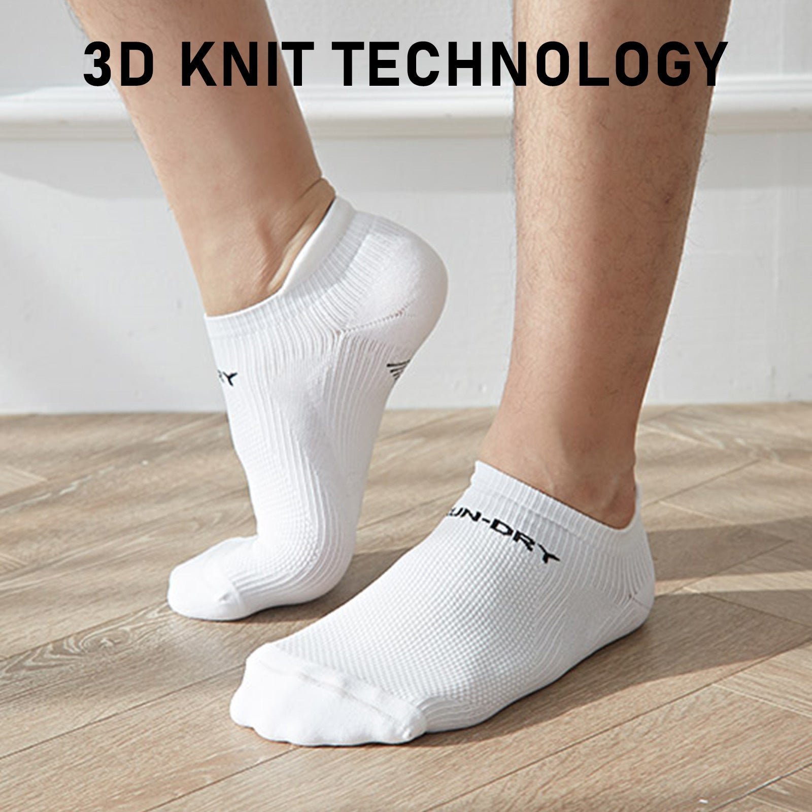 Rexy 4 Pack Medium White Seamless Sport Sneakers Socks Non-Slip Heel Tab from Deals499 at Deals499