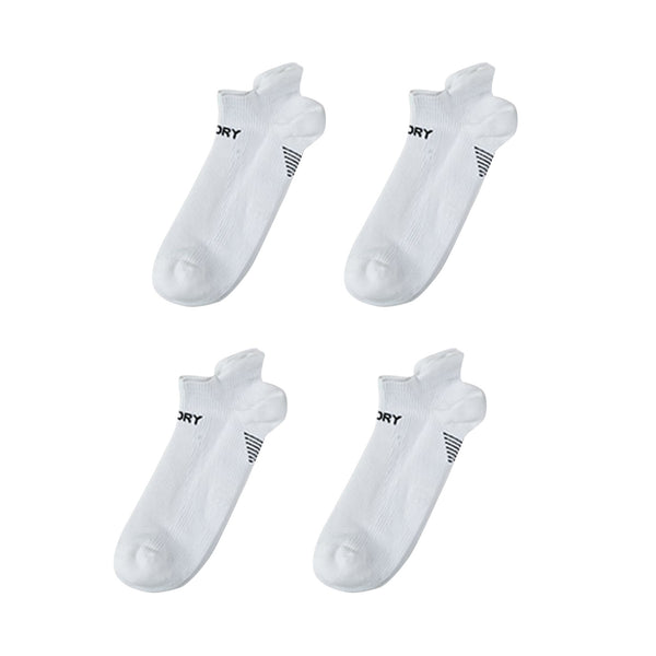Rexy 4 Pack Small White Seamless Sport Sneakers Socks Non-Slip Heel Tab from Deals499 at Deals499