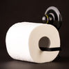 KiahLoc Black Toilet Roll Holder Removable Suction Deals499