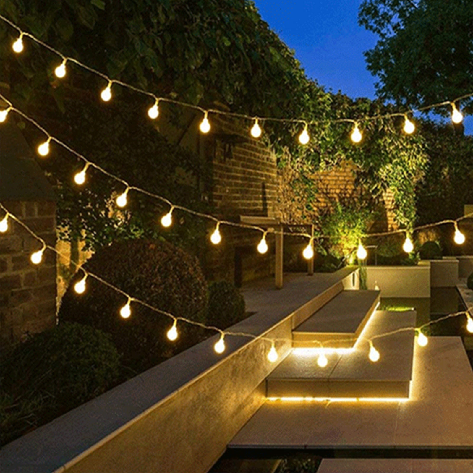Sansai 10 Bulbs 14M Festoon String Lights LED Waterproof Outdoor Christmas Party Deals499