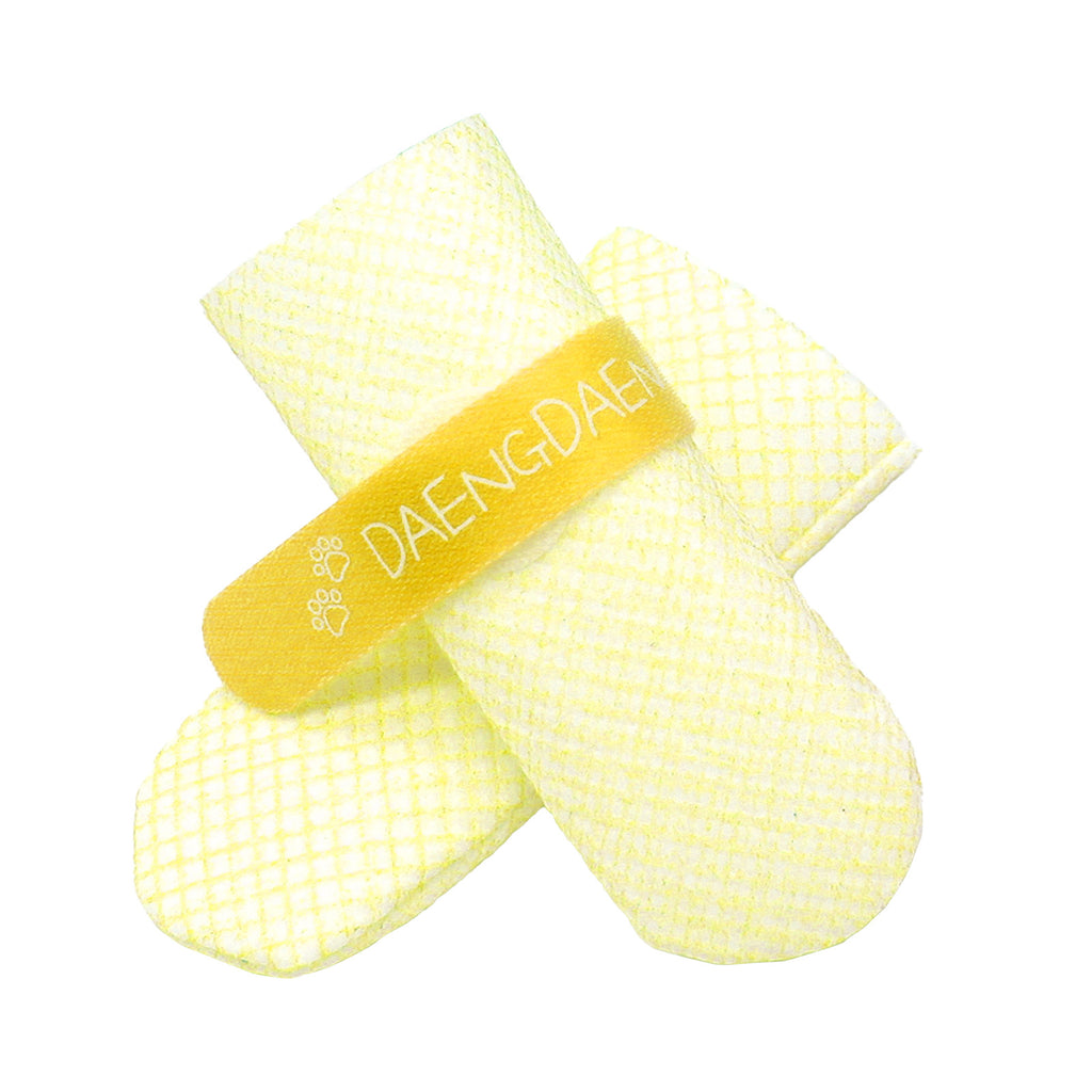 Daeng Daeng Shoes 28pc S Yellow Dog Shoes Waterproof Disposable Boots Anti-Slip Socks Deals499