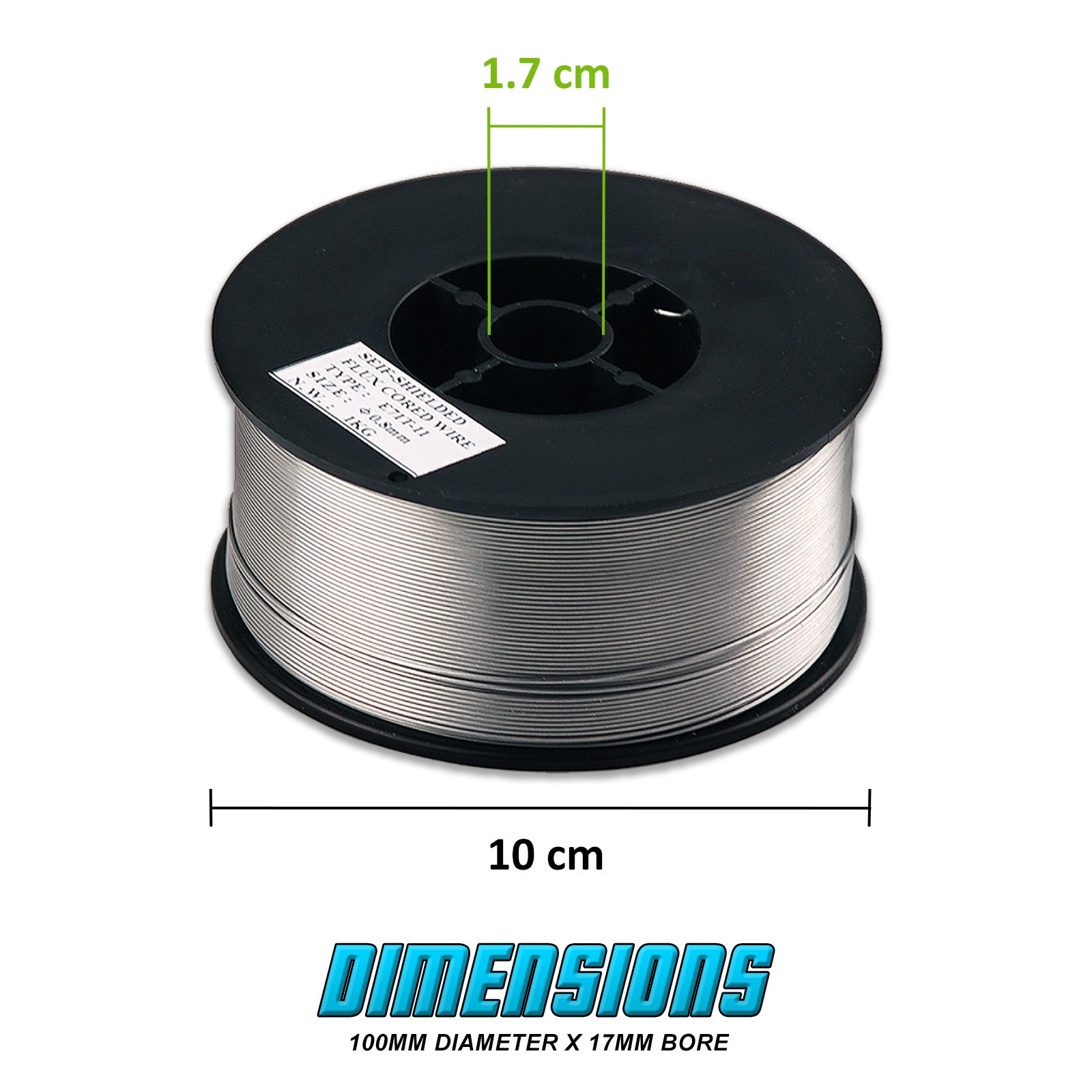 Dynamic Power 2 Pack Gasless MIG Welding Wire E71T-11 Flux Cored 0.8mm Deals499