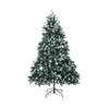 Home Ready 5Ft 150cm 720 tips Green Snowy Christmas Tree Xmas Pine Cones Deals499