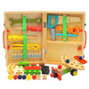 Children's pretend play build fix wood Toolbox Toy, Carpenter Traddie Set For toddlers and kids Deals499