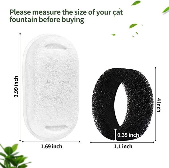 8 x Pet Dog Cat Fountain Filter Replacement Activated Carbon Exchange Filtration System Automatic Water Dispenser Compatible from Deals499 at Deals499