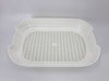 Portable Hooded Cat Toilet Litter Box Tray House with Scoop and Grid Tray White Deals499