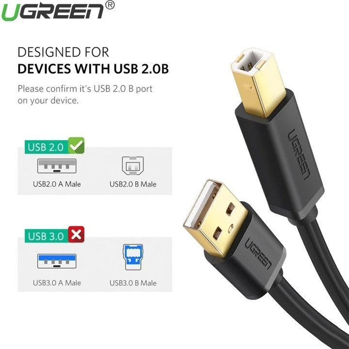 UGREEN 20847 2M USB 2.0 AM To BM Printer Cable Deals499