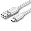 UGREEN 60121 USB 2.0 Type-A to Type-C Male Nickel Plated Cable 1M (White) Deals499