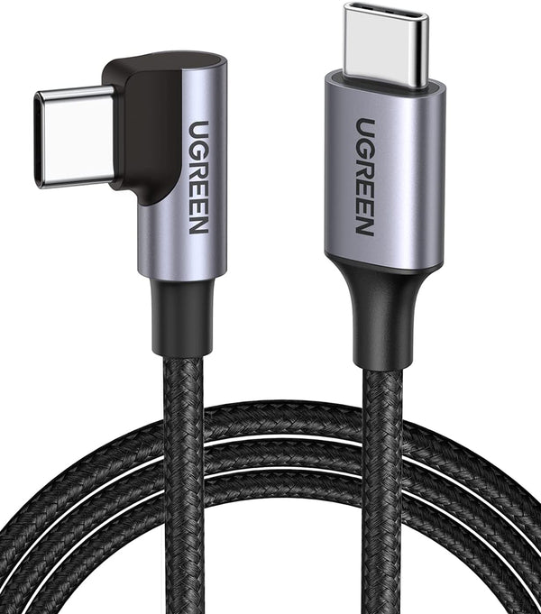 UGREEN 80714 USB-C 2.0 to Angle USB-C Cable Black 3M Deals499