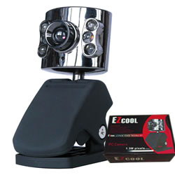 EZCool 1.3M Pixel PC USB Webcam(NOT FOR WIN7) Deals499