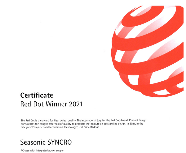 Seasonic Syncro Q704 Aluminum Case with Syncro DPC-850 850W 80 Plus Platinum PSU &amp; Connect Module RED DOT AWARD WINNER 2021 Deals499