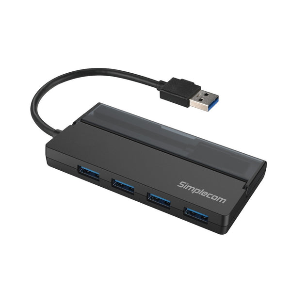 Simplecom CH329 Portable 4 Port USB 3.2 Gen1 (USB 3.0) 5Gbps Hub with Cable Storage Deals499