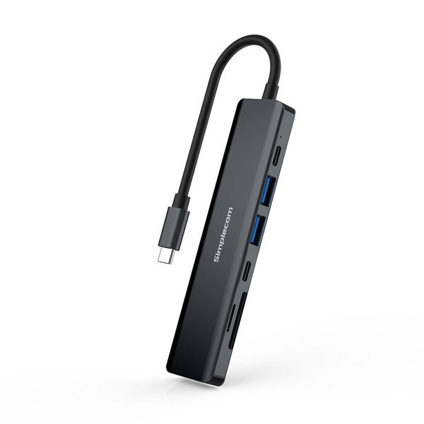 Simplecom CH570 USB-C 7-in-1 Multiport Adapter Hub USB 3.0 HDMI 4K SD Card Reader Deals499