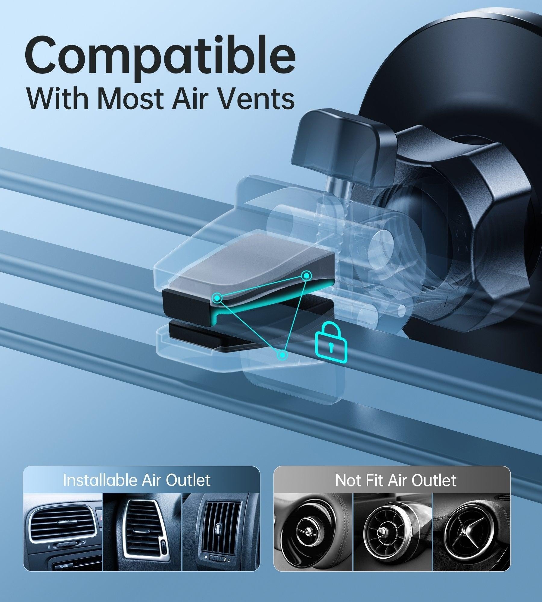 Choetech AT0003 Air Vent Magsafe Magnetic Phone Car Mount for iPhone 12 Deals499