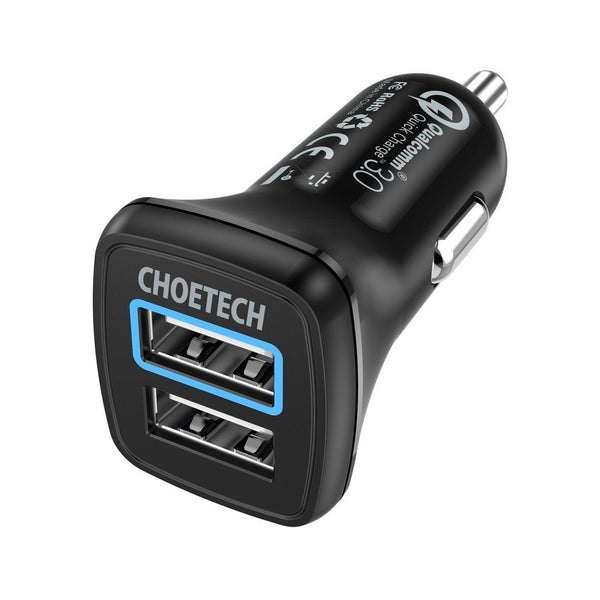 CHOETECH C0051 Quick Charge 3.0 Tech 30W Car Charger Deals499